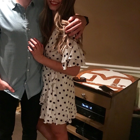 LUSH polka dot wrap dress - Picture 6 of 6